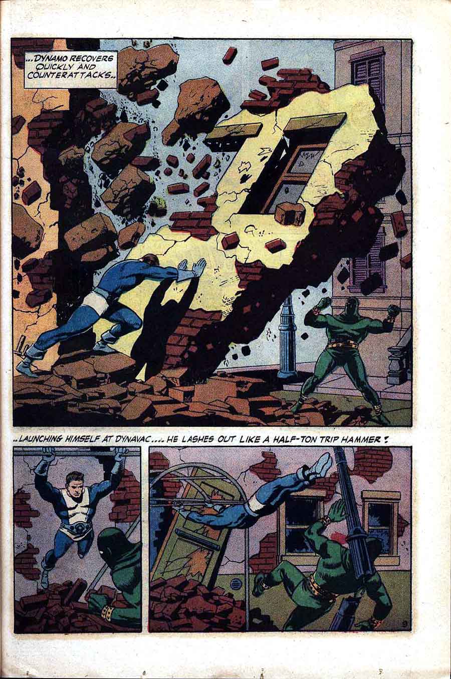 Thunder Agents v1 #2 tower silver age 1960s comic book page art by Wally Wood Thunder Agents v1 #2 tower silver age 1960s comic book page art by Wally Wood