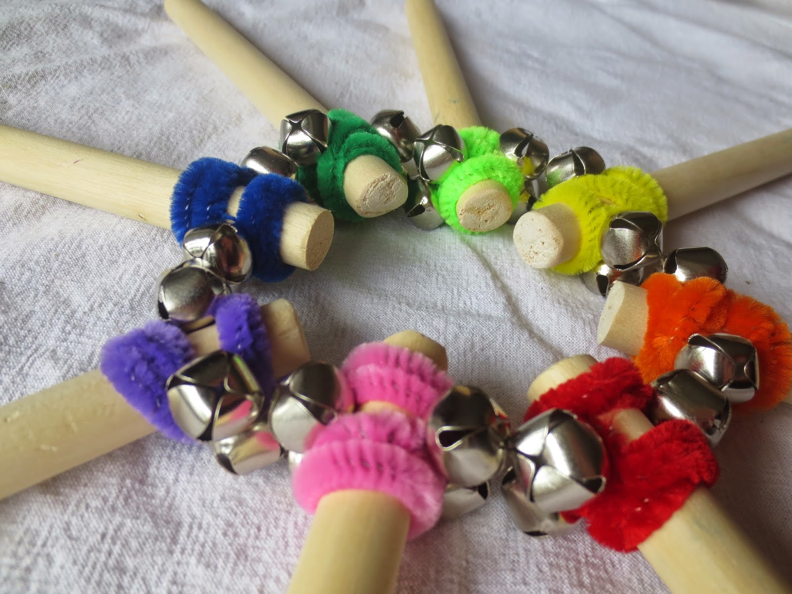 Candidly Kate tutorial Easy and Quick Jingle Bell Instruments