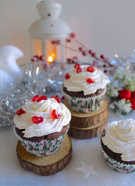 Cupcakes chocolat vin rouge • Cook A Life! by Maeva