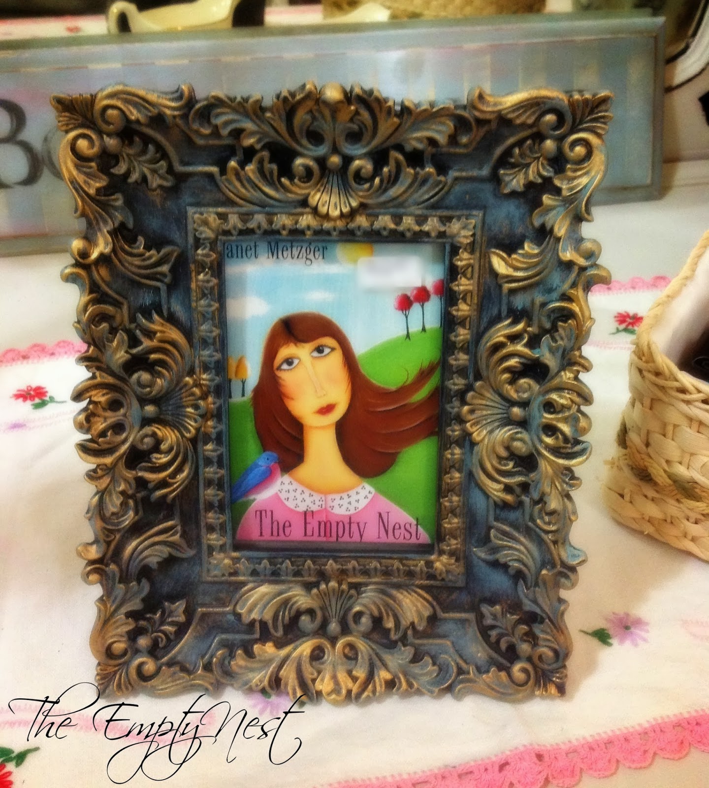 The Empty Nest how to dry brush with Chalk Paint® by Annie Sloan or I