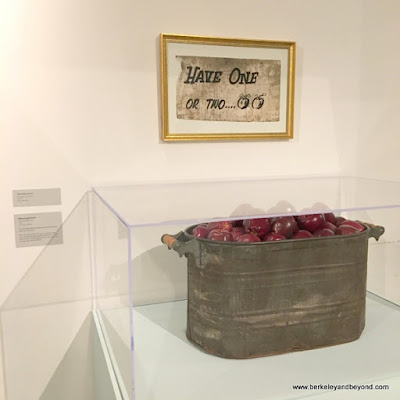 Bill Graham's barrel of apples at Contemporary Jewish Museum in San Francisco
