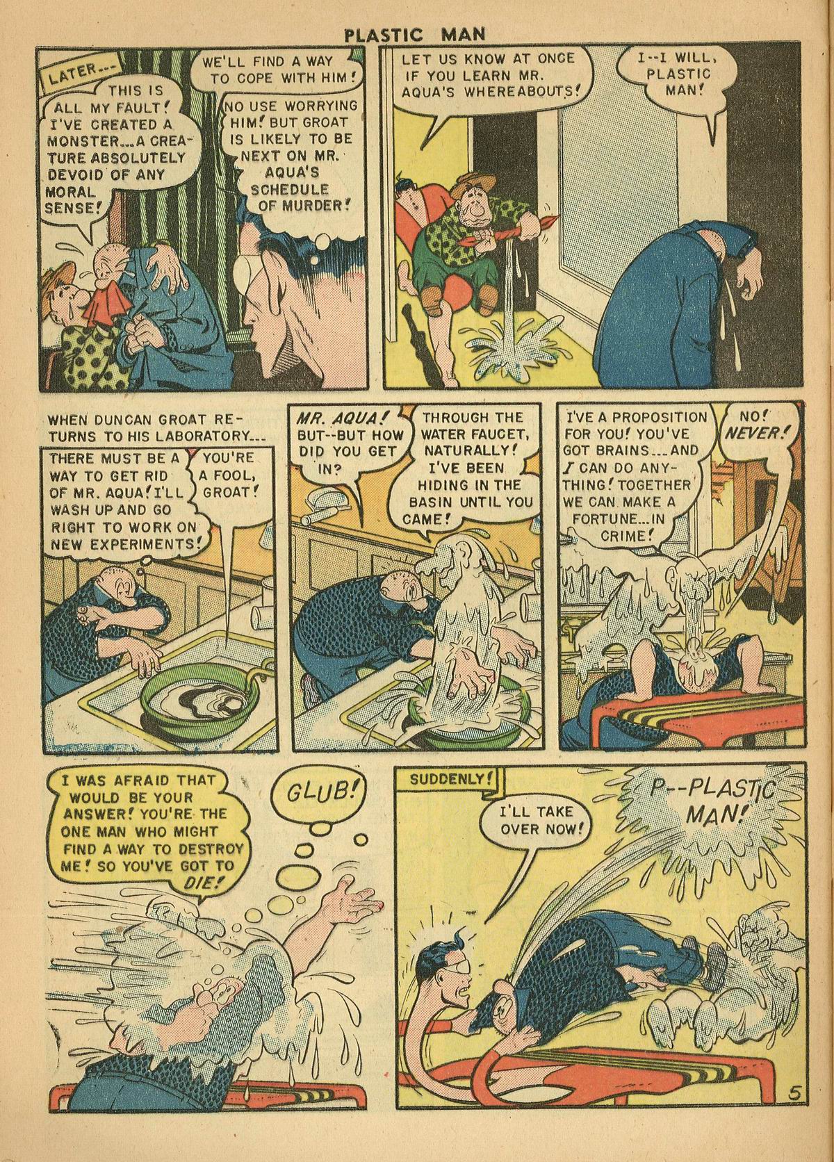 Read online Plastic Man (1943) comic -  Issue #44 - 30