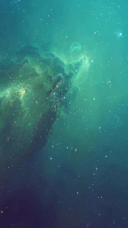   Green Starry Space   Android Best Wallpaper