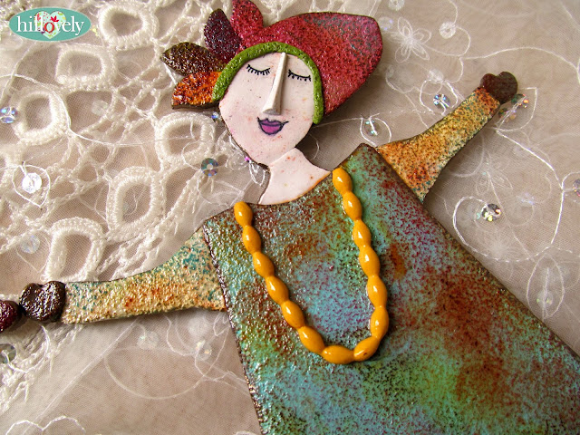  hillovely, Hilla bushari, fimo, polymer clay, fimo on the wall, faux ceramic,