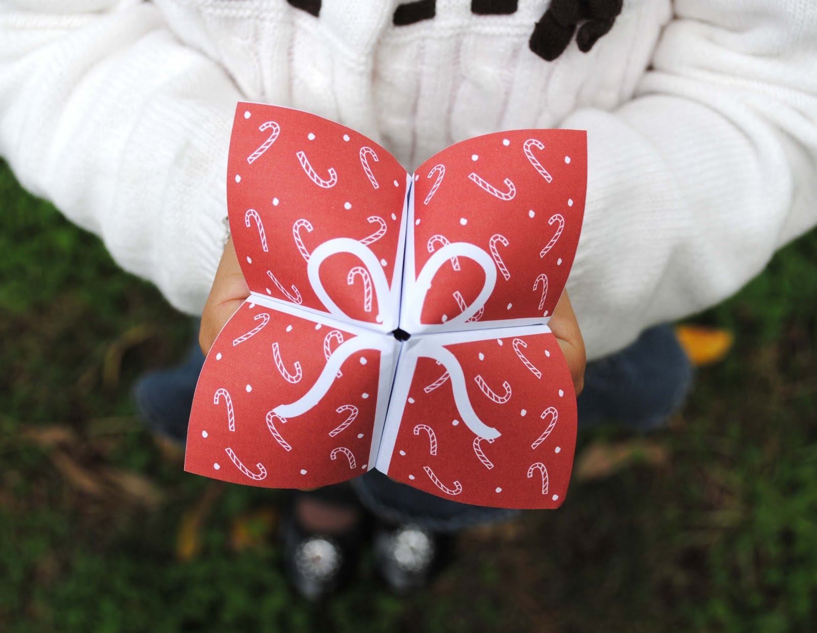 Zakka Life Free Printable Christmas Cootie Catcher Zakka Life Free Printable Christmas Cootie Catcher