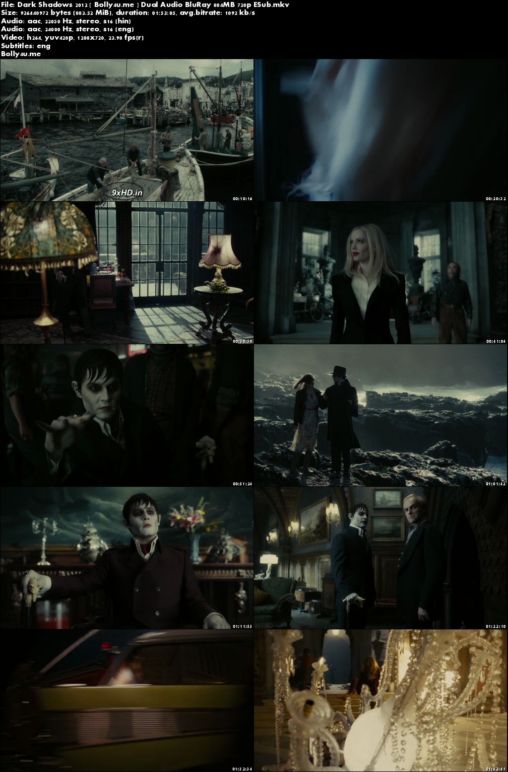 Dark Shadows 2012 BluRay 850MB Hindi Dual Audio 720p ESub Download Dark Shadows 2012 BluRay 850MB Hindi Dual Audio 720p ESub Download