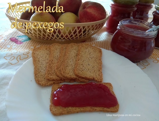 Mermelada De Pexegos De Mi Huerta Con Vainilla Y Canela
