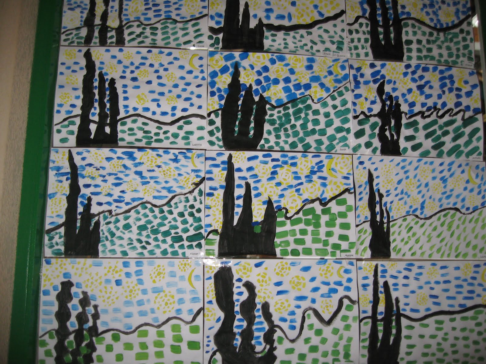 Groupe Scolaire du VicBilh La nuit étoilée de Van Gogh