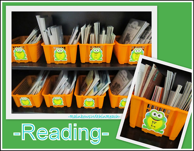Classroom Organization of Reading Materials in Buckets