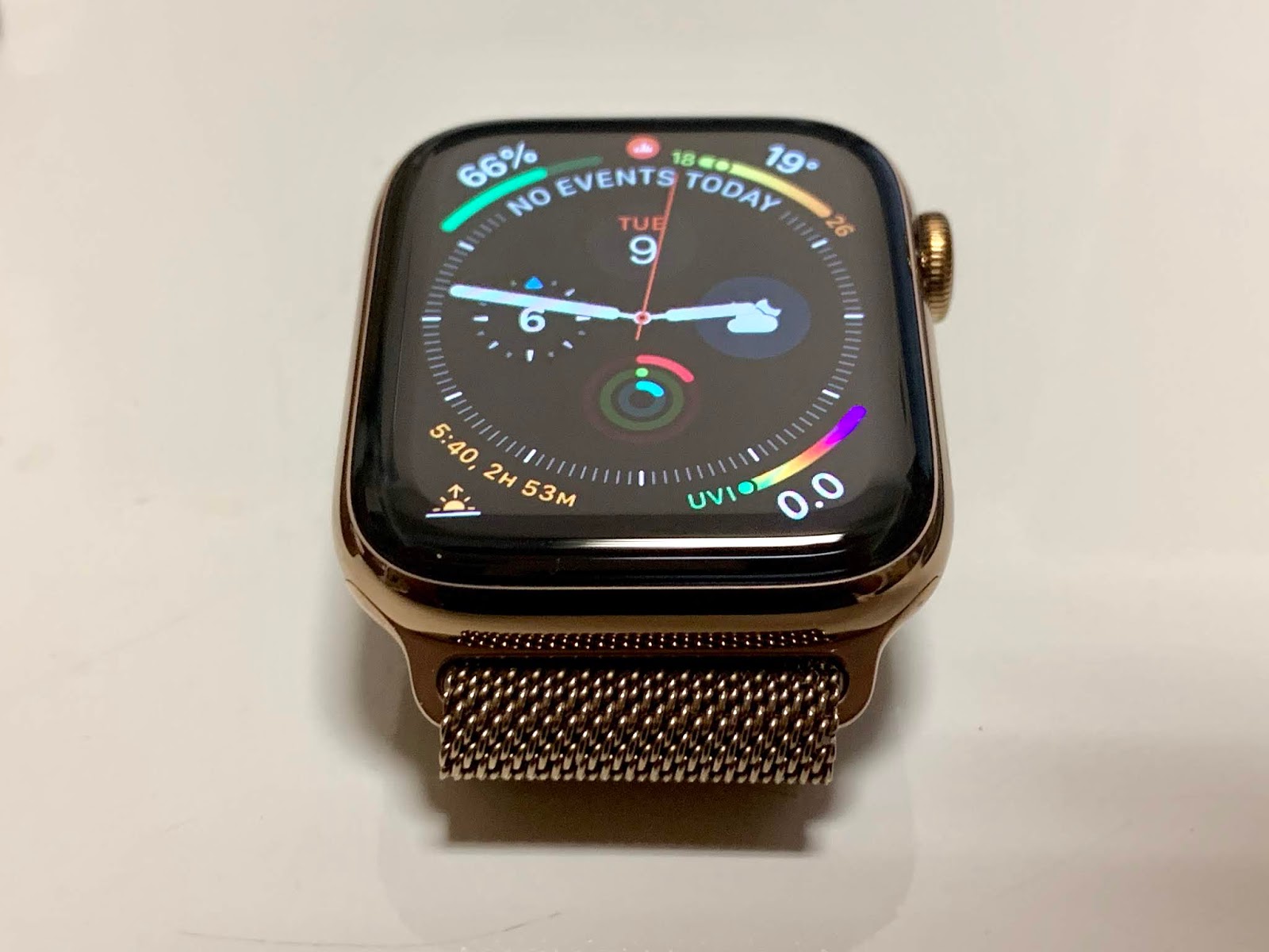 Milanista の解説書: Apple Watch Series 4 ゴールドステンレス 