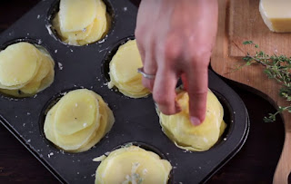 Slice Potatoes and Put Them in a Muffin Pan. They’ll Come Out of The Oven Family Favorite!