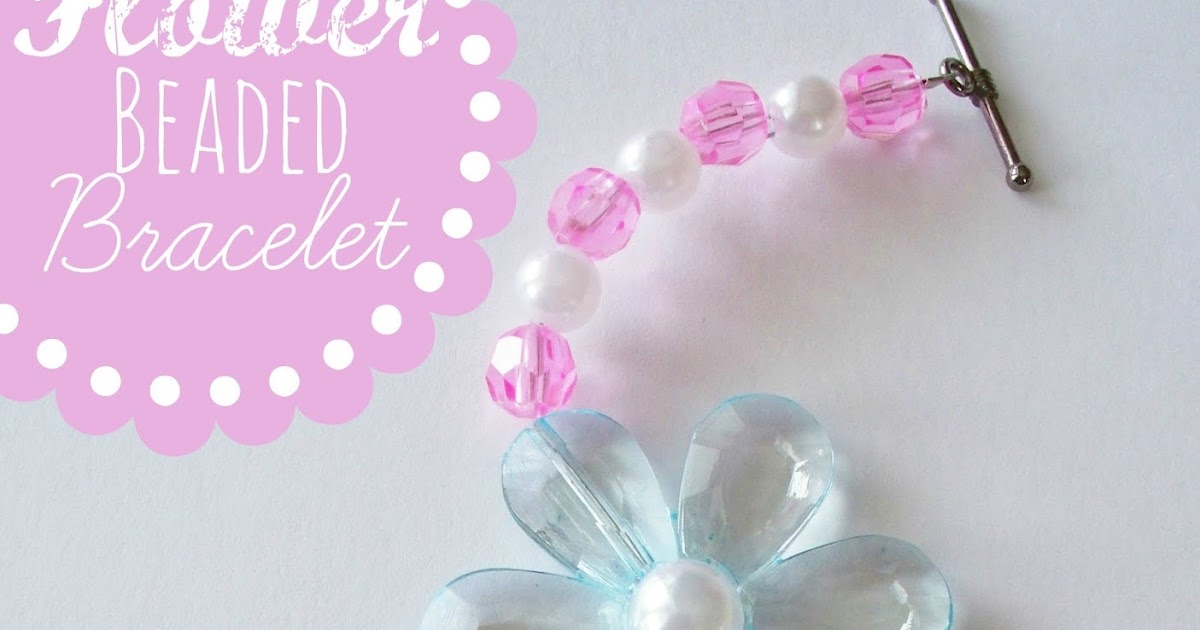 How to Make Flower Beaded Bracelets Adventures of a DIY Mom