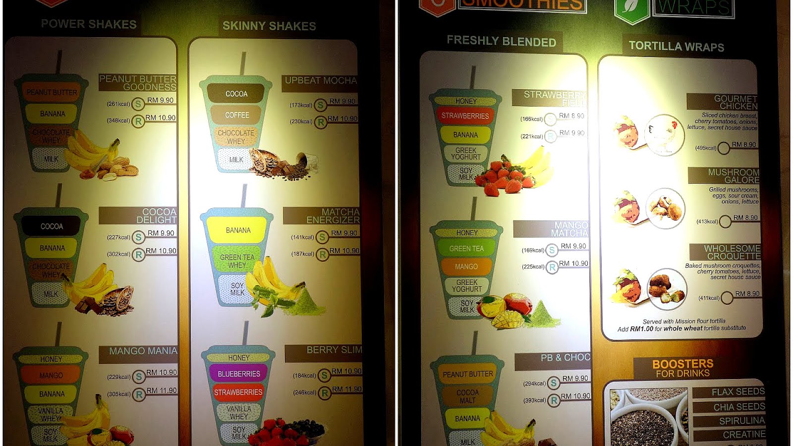 Protein Shake Restaurant Protein Choices