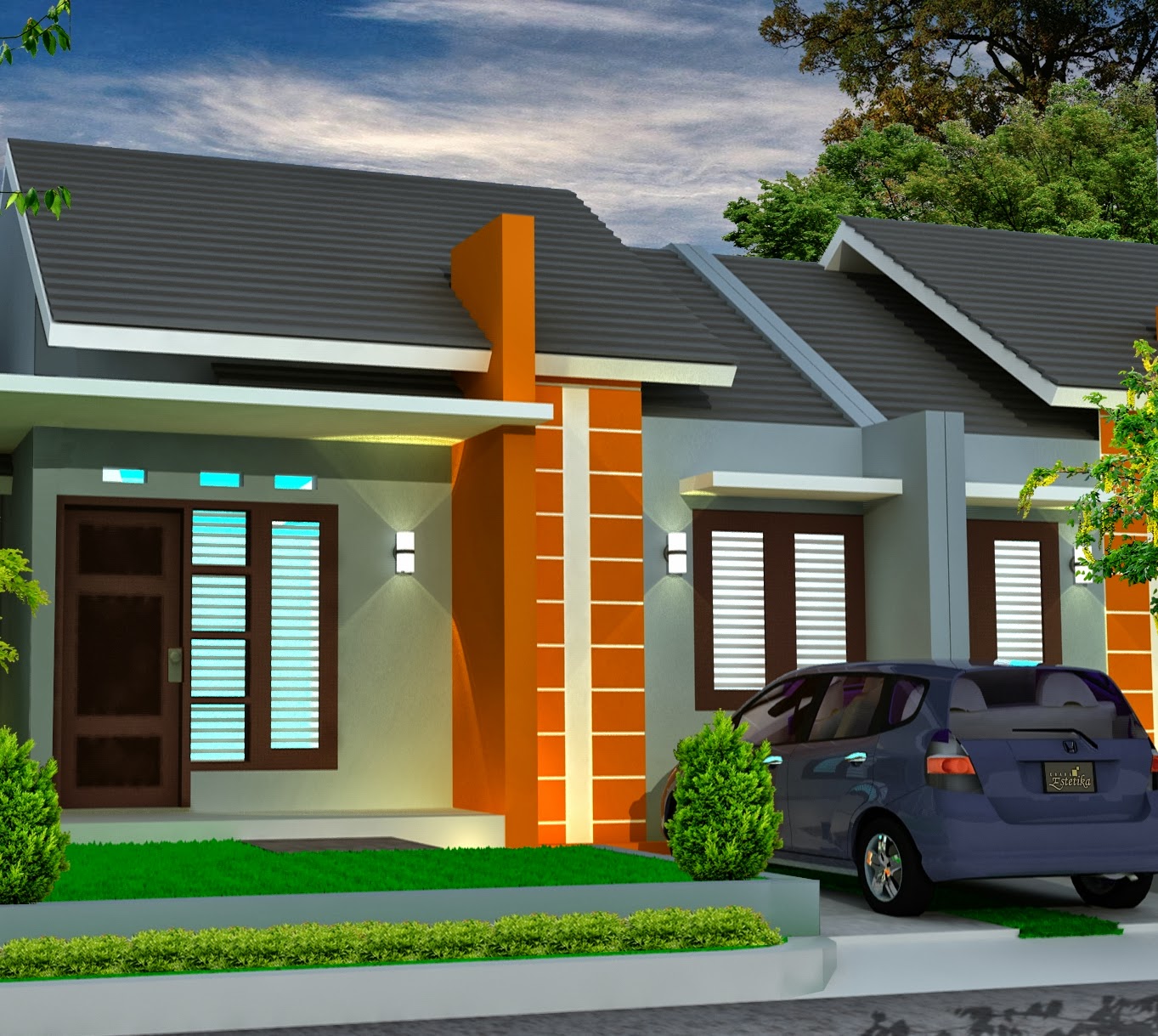 Contoh Rumah Minimalis Sederhana Type 45 Terbaru | Loracd Rumah Minimalis