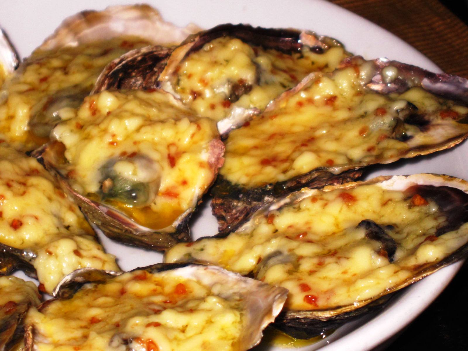 Miranda Baked oysters