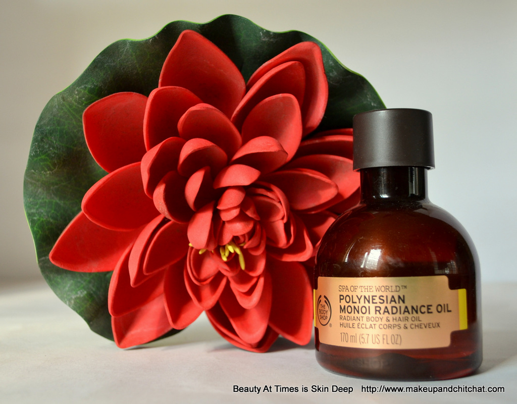 The Body Shop Spa of the World Polynesian Monoi Radiance Oil Radiant