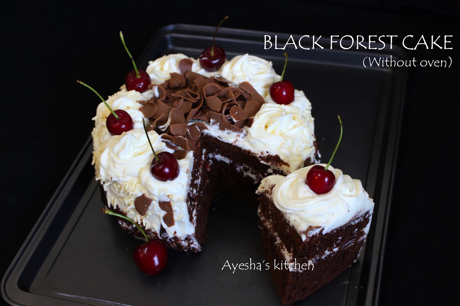 How to make black forest cake Black forest cake recipe ...