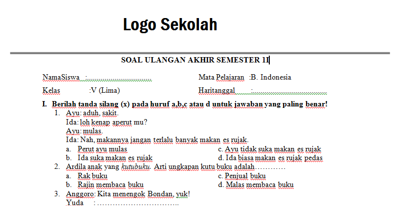 Konsep 14+ Contoh Soal Kalimat Efektif Kelas 6 Sd, Paling