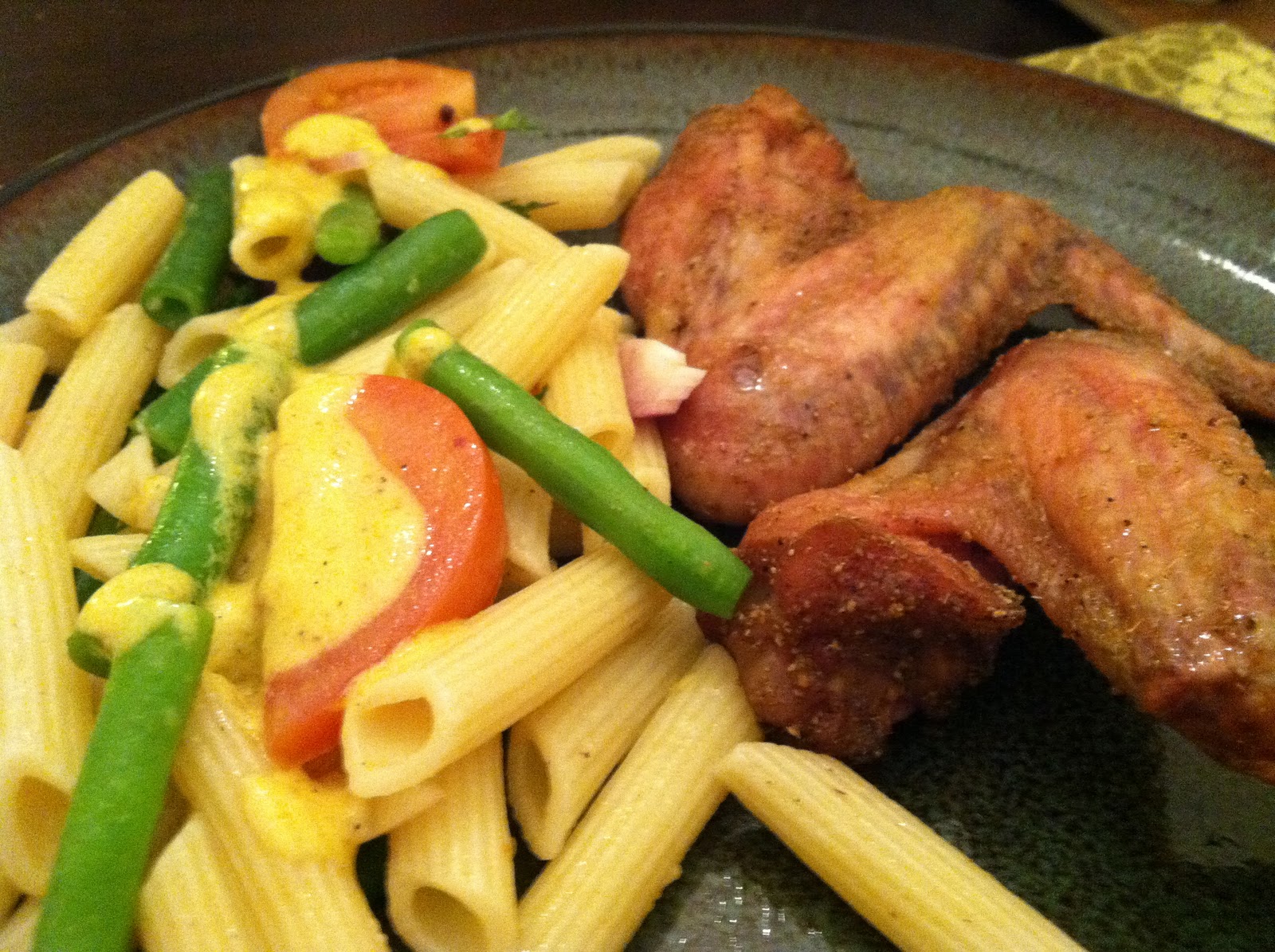 The Curried Cook Roasted Fennel Chicken Wings