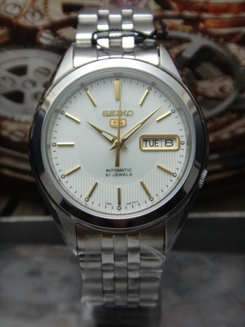WATCHLIM Online Store, : S159) ***SEIKO 5 AUTOMATIC  MEN WATCH - NEW ( SOLD )