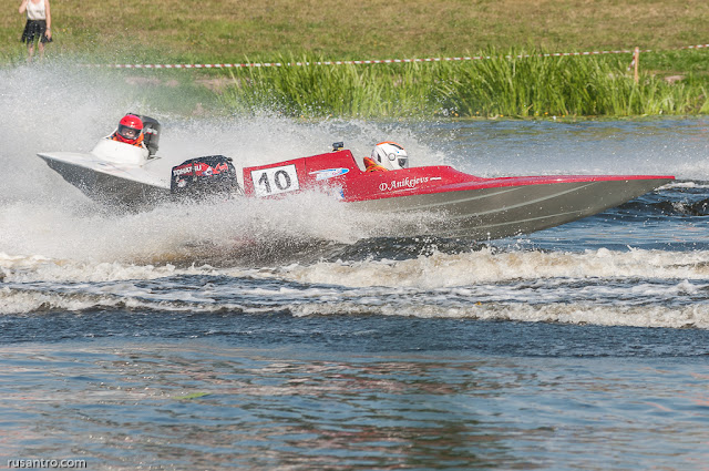 Latvijas ūdens motosporta federācija Latvijas atklātais čempionāts 2. posms Jelgavā ātrumlaivas powerboat Powerboating