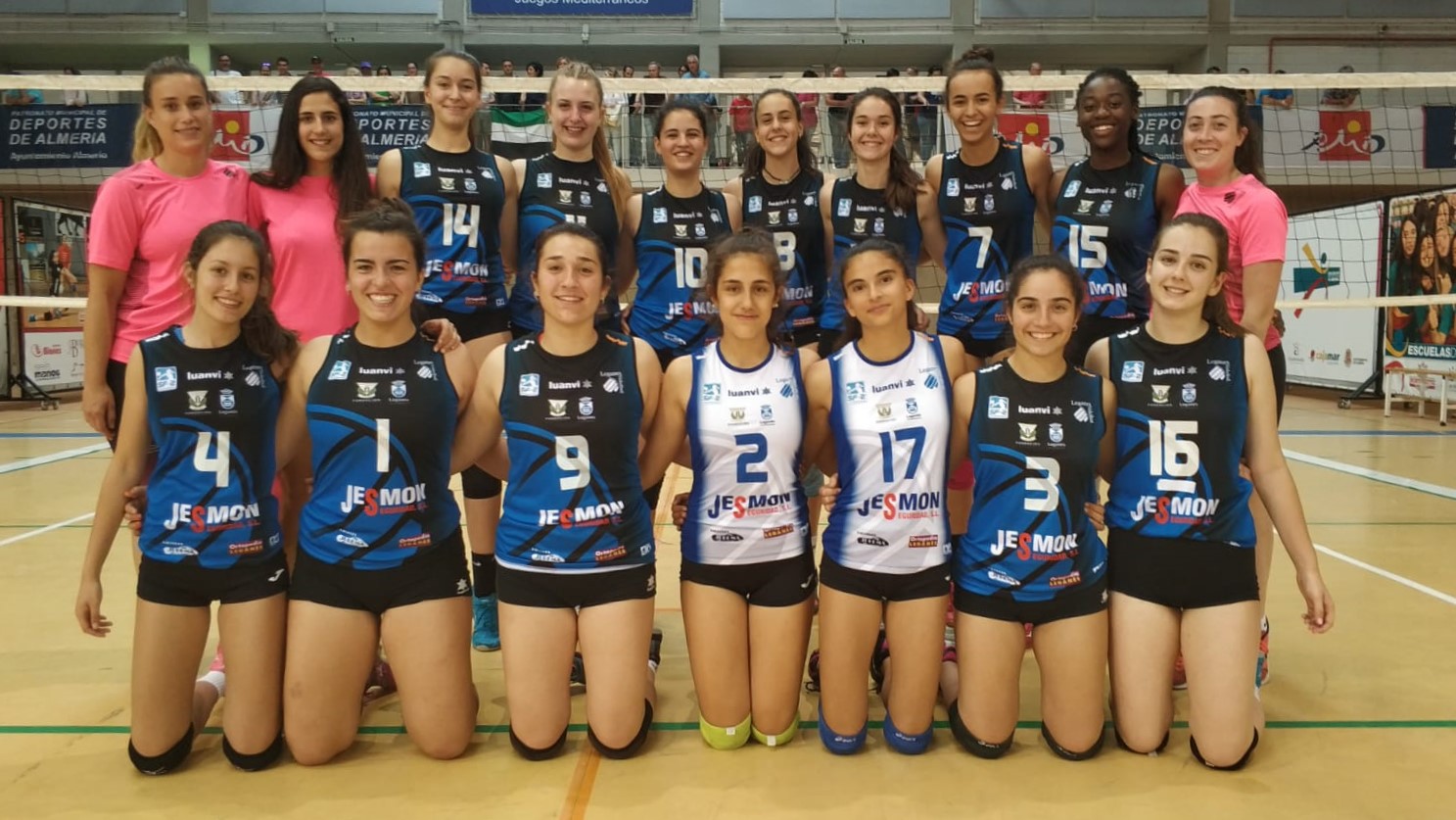 El Club Voleibol Leganés se alza