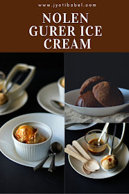 Nolen Gurer (Palm Jaggery) Ice Cream | How to Make Nolen Gur Ice Cream