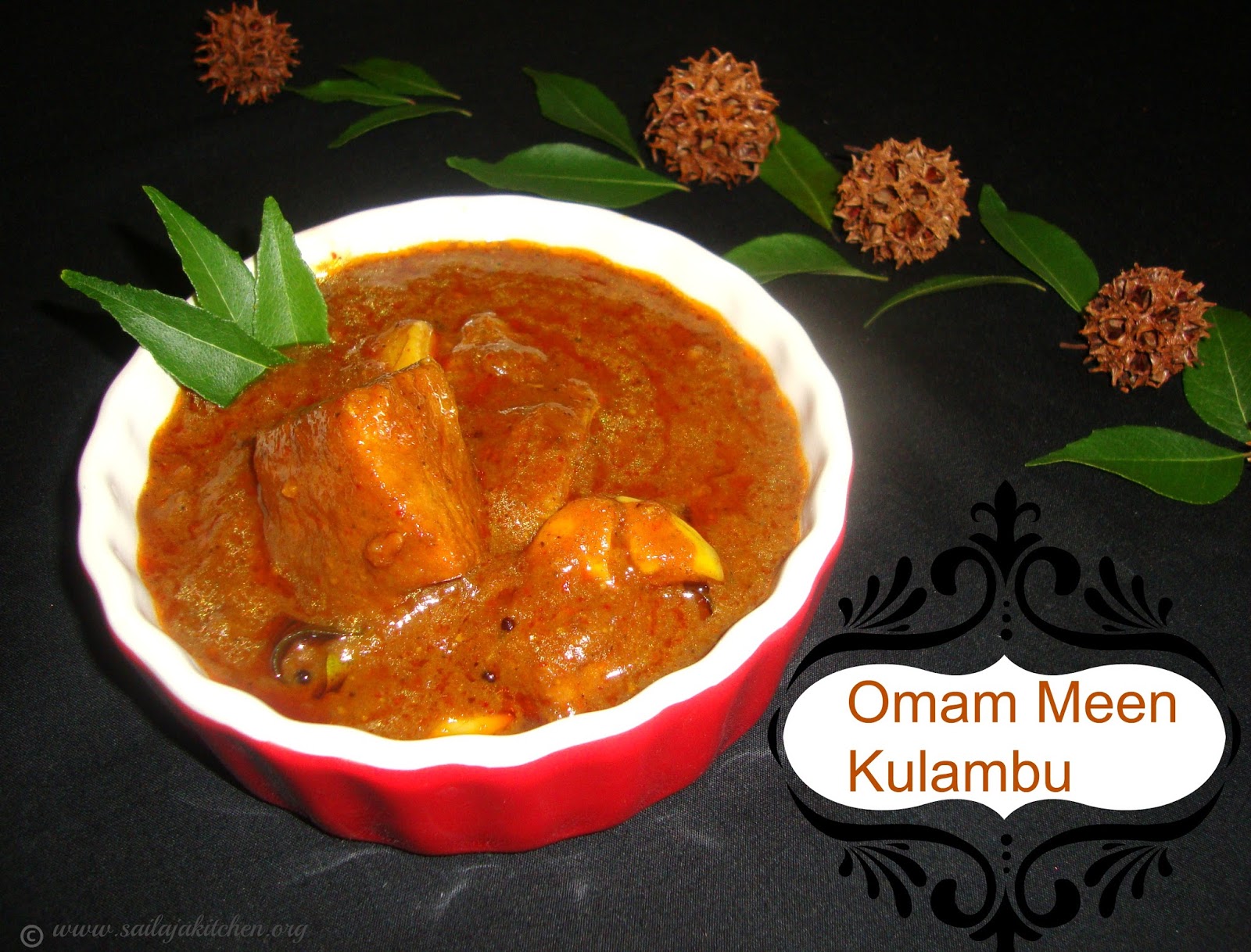 Sailaja Kitchen...A site for all food lovers! Omam Fish Curry Recipe