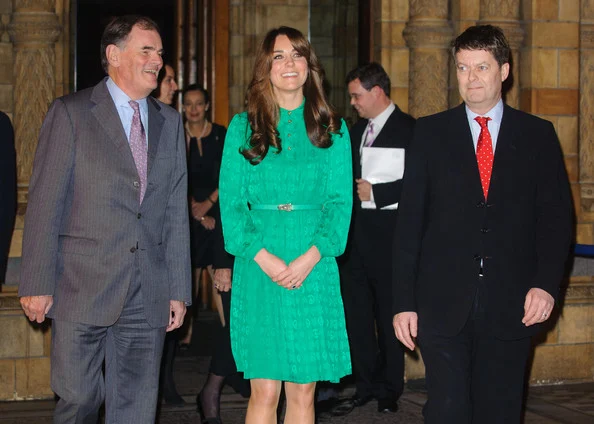 Kate Middleton attended the official opening of The Natural History Museums's Treasures Gallery