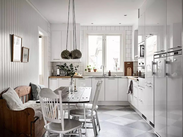 A warm and pleasant apartment in Sweden