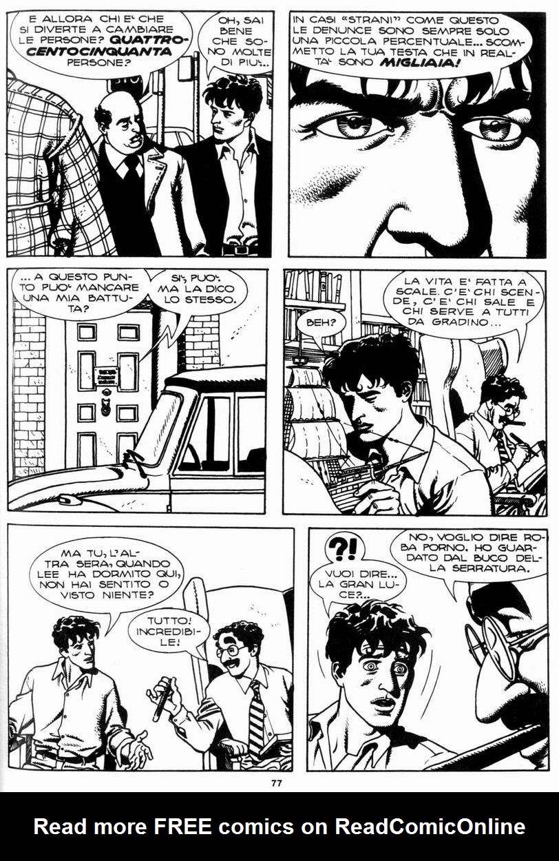 Read online Dylan Dog (1986) comic -  Issue #176 - 74