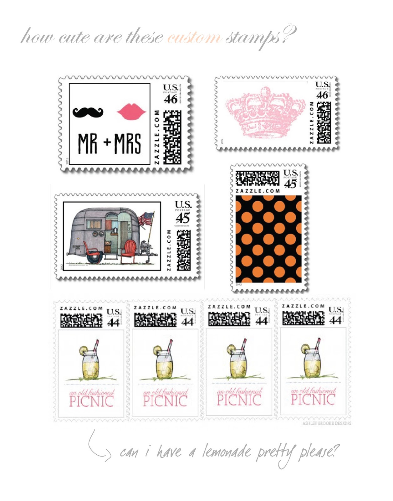 SPARK YOUR PRINT pretty postage