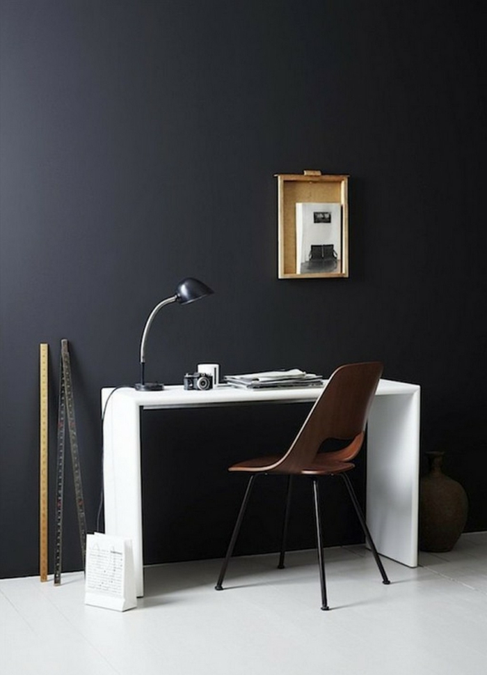 Wall color Black 56 examples of successful interior design Diy Fun World