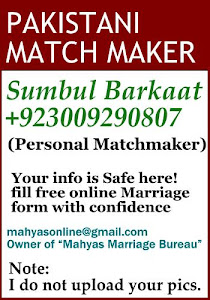 Pakistani matchmaker and Owner of leading marriage bureau