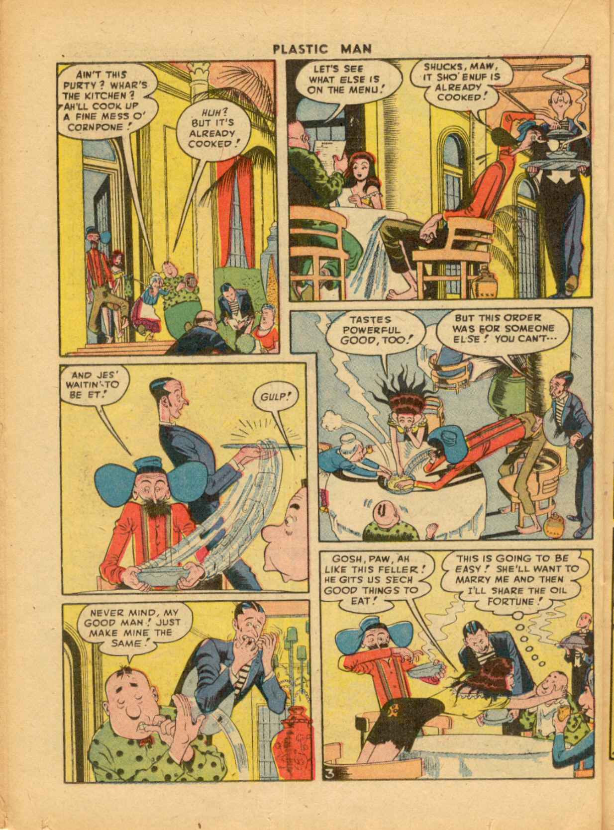 Read online Plastic Man (1943) comic -  Issue #9 - 28