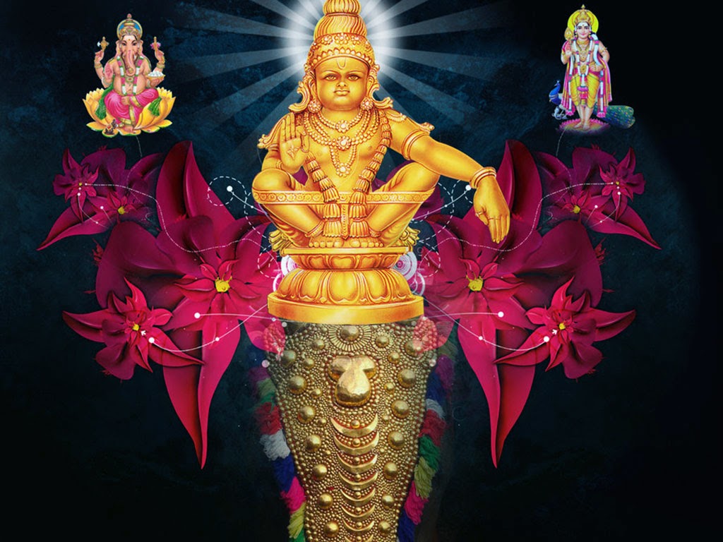 God Ayyappa Swamy with Lord Ganesha HD Pictures photos wallpapers Images  Gallery Free Download | Hindu God Image 