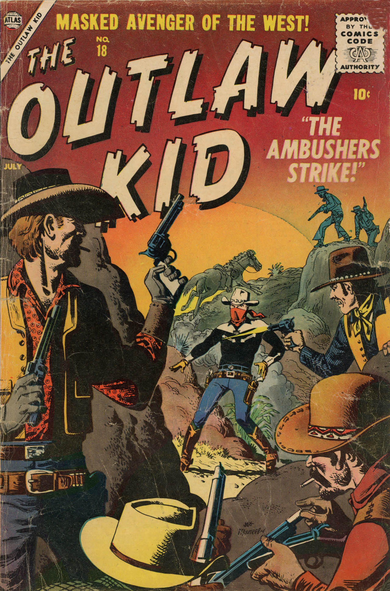 Read online The Outlaw Kid (1954) comic -  Issue #18 - 1