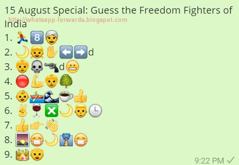 Guess the Freedom Fighters of India