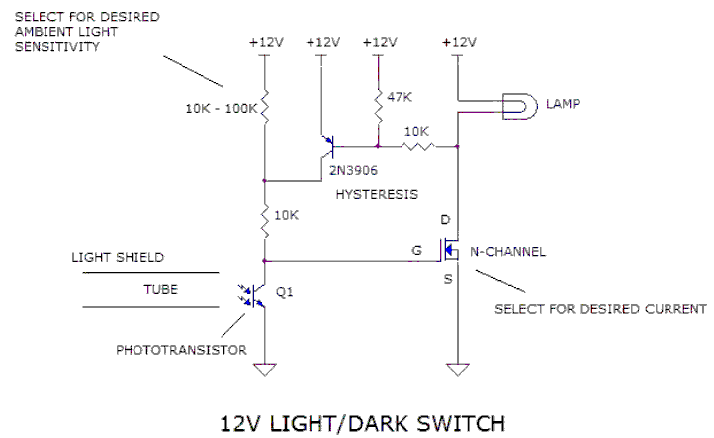 12v Light Dark Switch | Wiring Diagram Reference