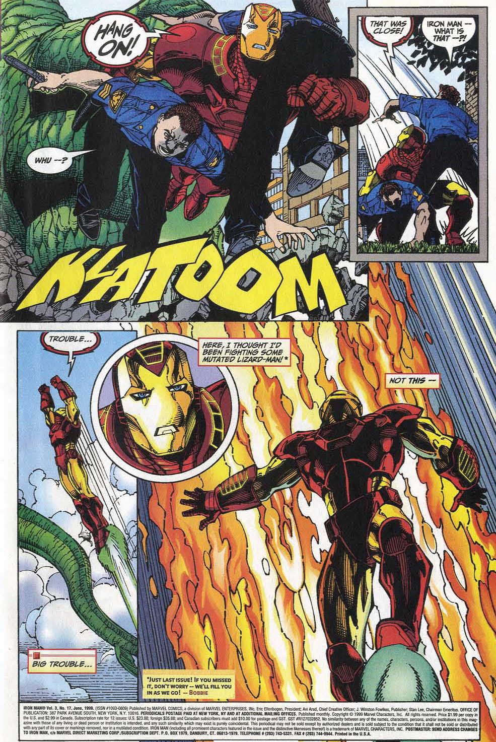 Read online Iron Man (1998) comic -  Issue #17 - 3