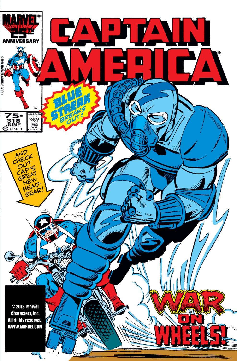 Read online Captain America (1968) comic -  Issue #318 - 1