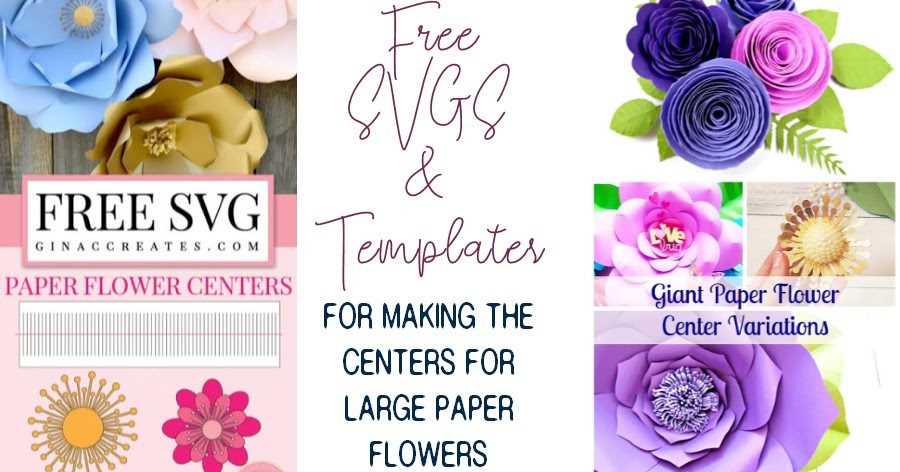 Making The Centers For Large Paper Flowers Free Templates