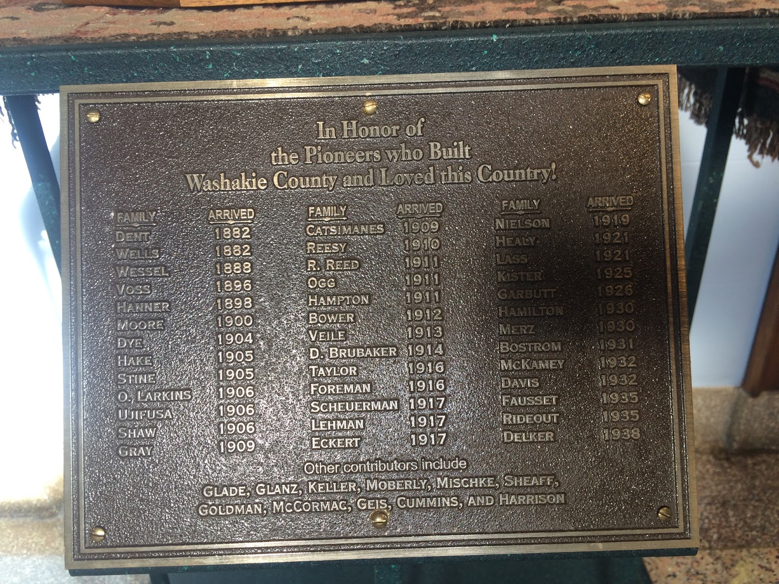 Some Gave All Washakie County Pioneers' Memorial, Worland Wyoming