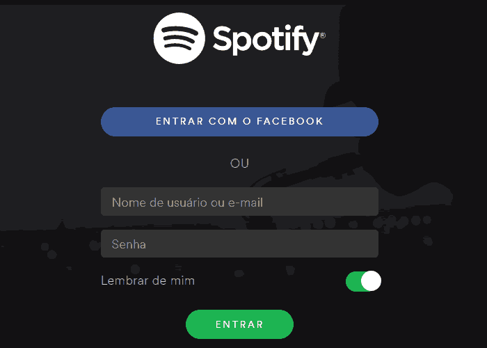 spotify login