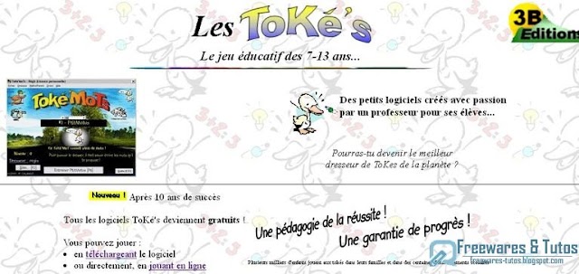 Les ToKé's : des logiciels éducatifs gratuits pour aider les enfants à apprendre en s'amusant (du CP au collège)