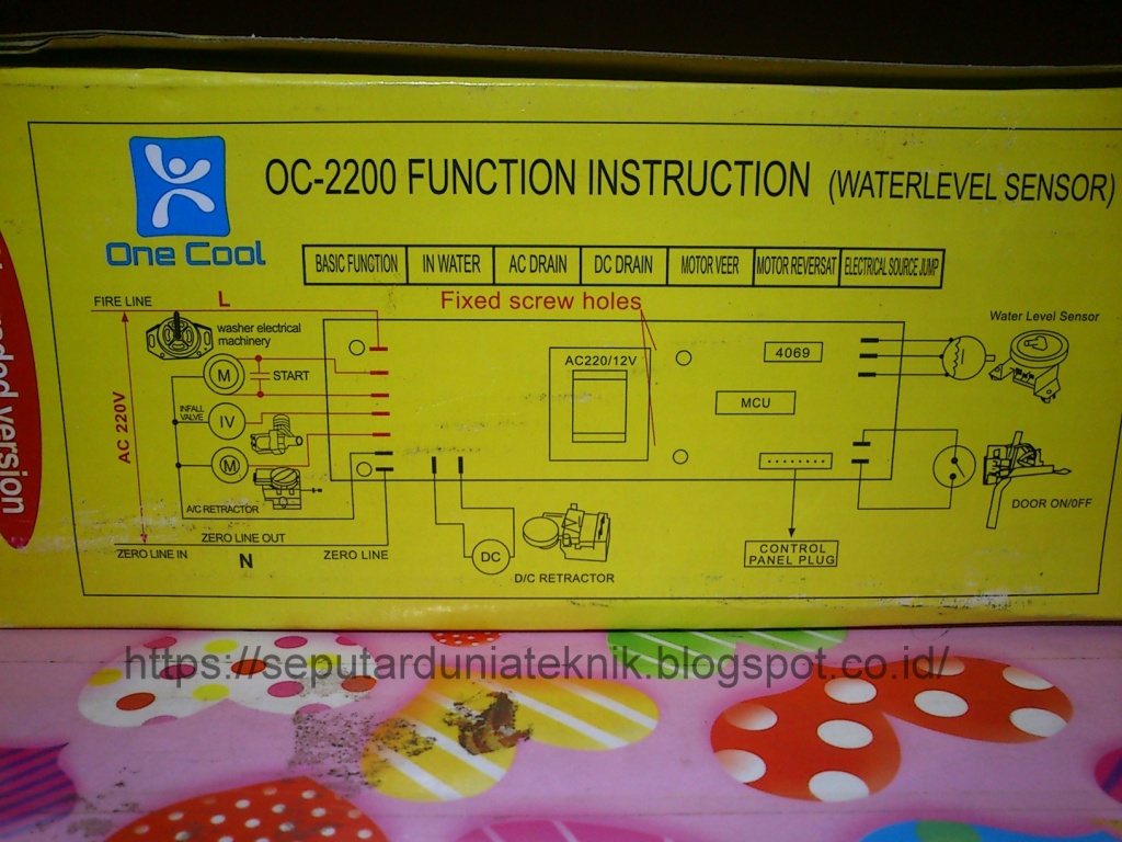 Cara pasang modul universal mesin cuci samsung WA90F4 