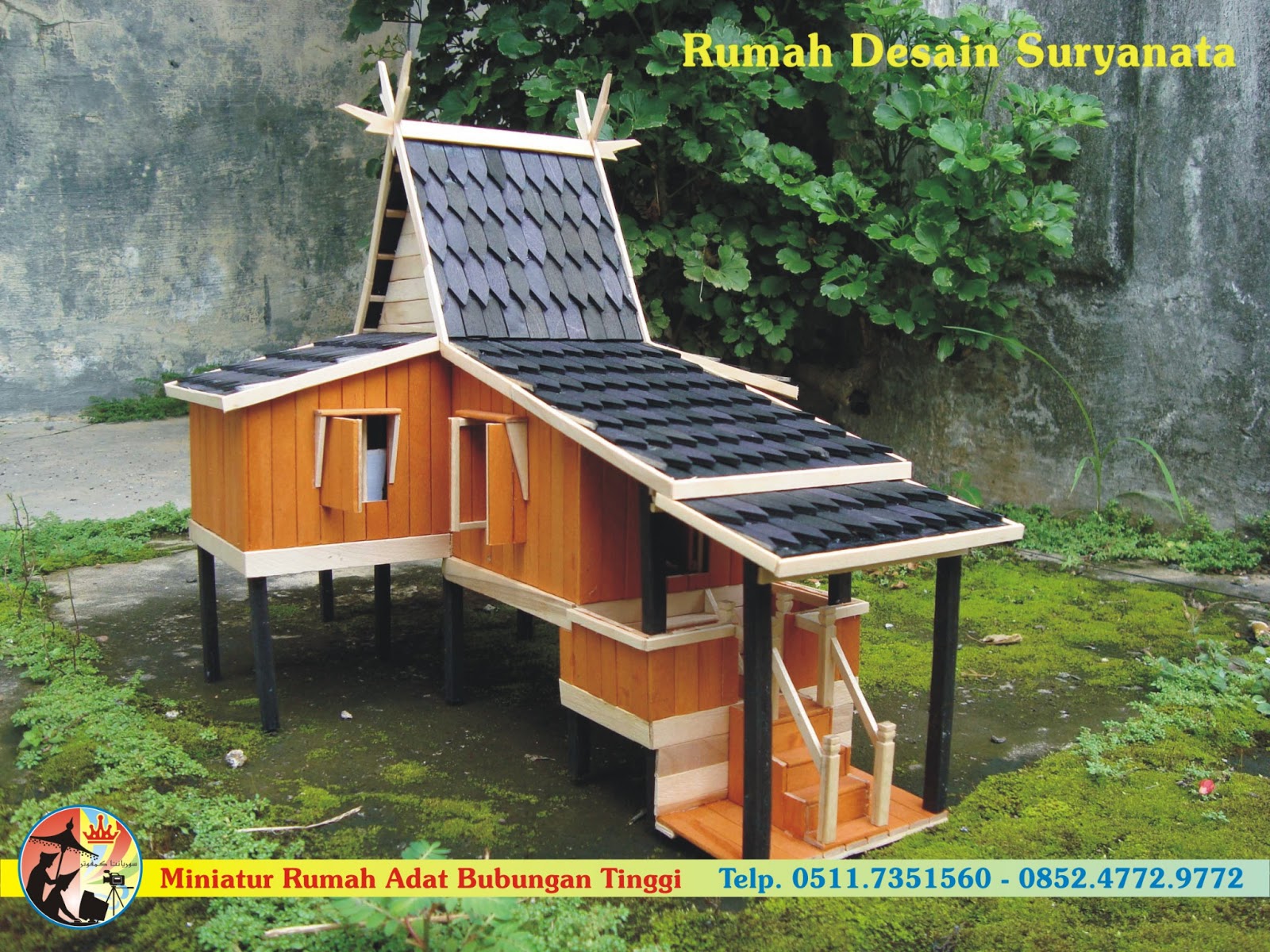 Download this Miniatur Rumah Adat Bubungan Tinggi Full Warna picture