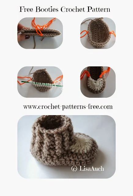 Baby booties Crochet Pattern FREE