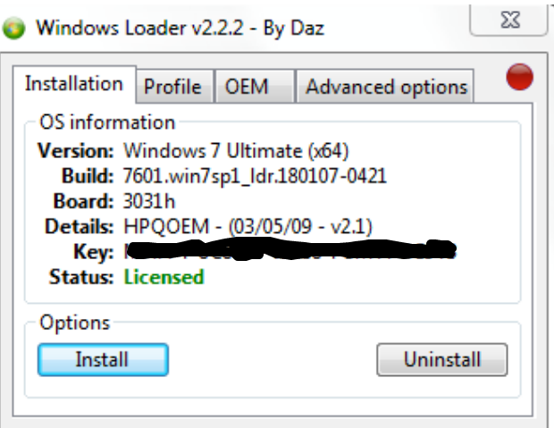 تفعيل ويندوز 7 جميع اصداراته Activator Windows 7 Loader X64 X86 Ultimate إى اتش بروفيشنال E H Professional
