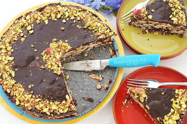 Mosaic Chocolate & Biscuit Cake